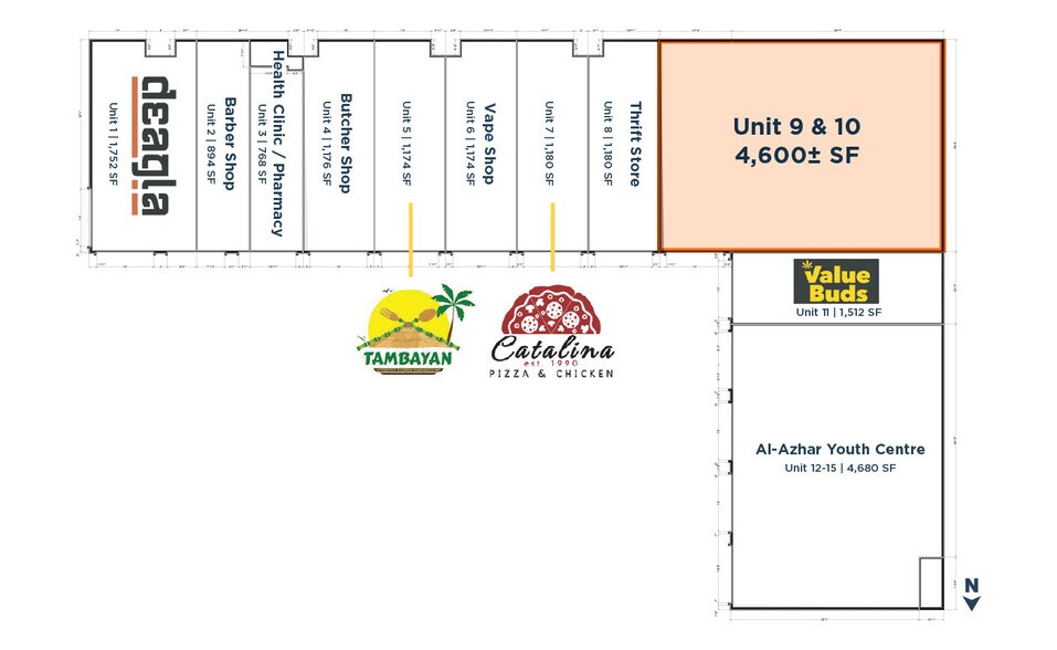 5147 20 Av SE, Calgary, AB for lease - Site Plan - Image 3 of 4