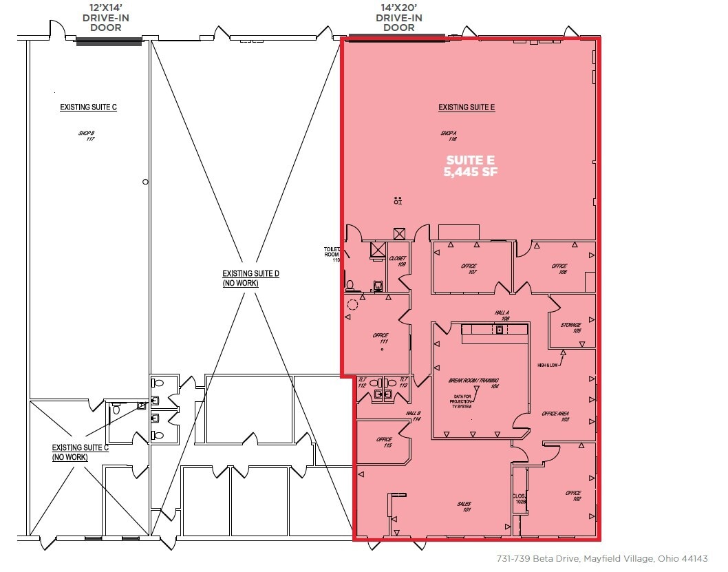731 Beta Dr, Mayfield Village, OH for lease Floor Plan- Image 1 of 1