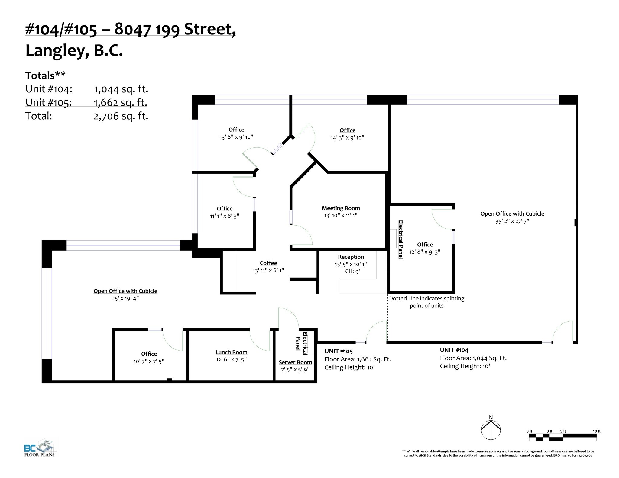 8047 199th St, Langley, BC à louer Plan de site- Image 1 de 1