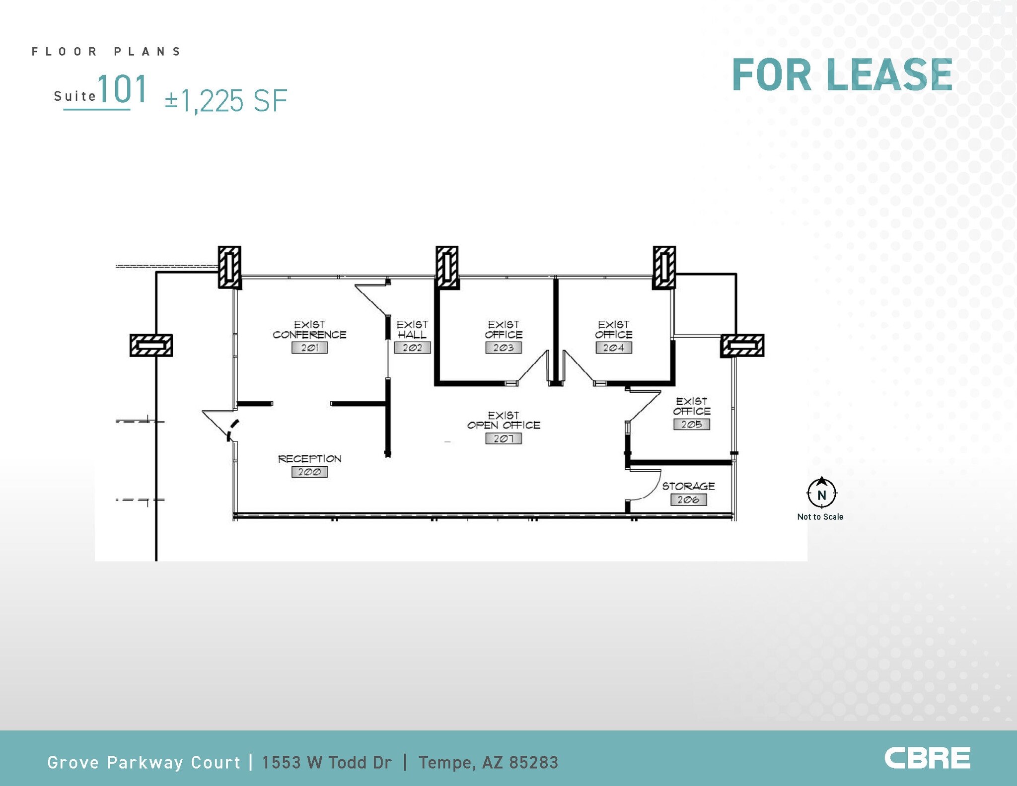 1553 W Todd Dr, Tempe, AZ for lease Floor Plan- Image 1 of 1