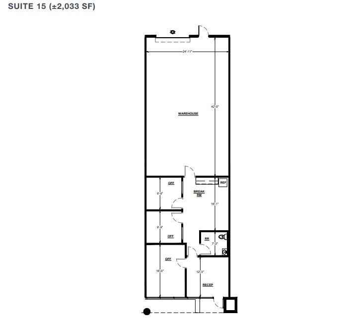 3702 E Roeser Rd, Phoenix, AZ for lease Floor Plan- Image 1 of 1