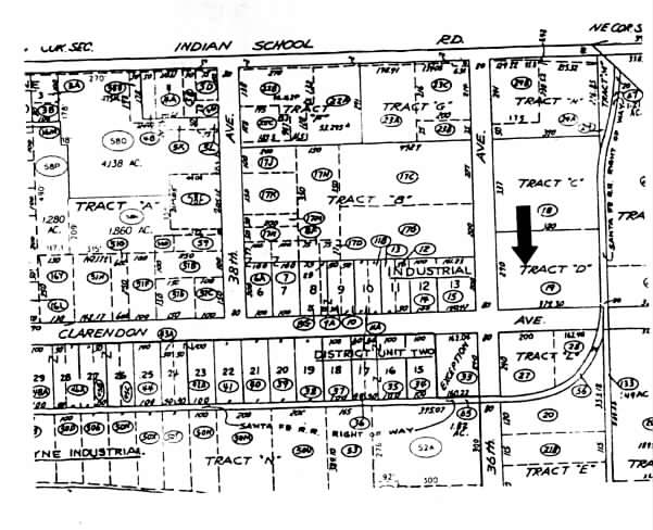 3550 W Clarendon Ave, Phoenix, AZ à louer - Plan cadastral - Image 2 de 9
