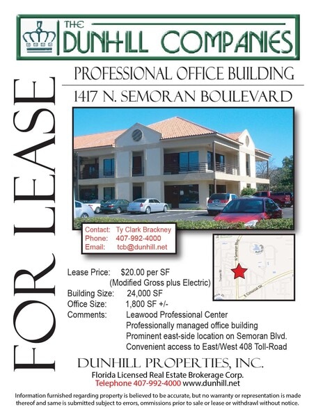 1417 N Semoran Blvd, Orlando, FL for lease - Building Photo - Image 2 of 11