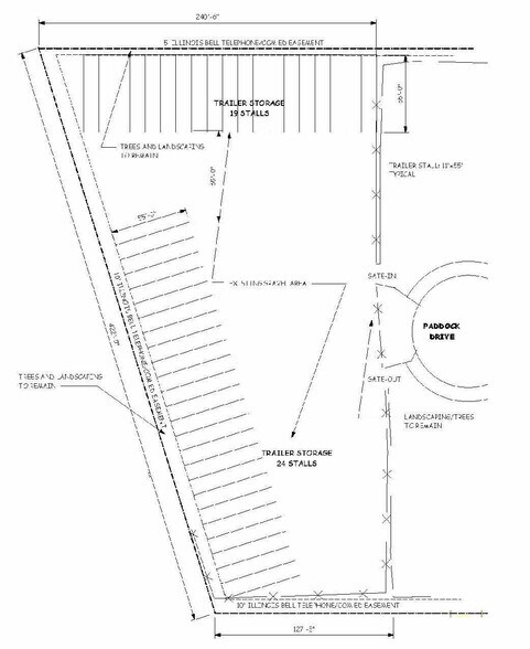 1511-1515 Paddock Dr, Northbrook, IL à louer - Plan de site - Image 2 de 2