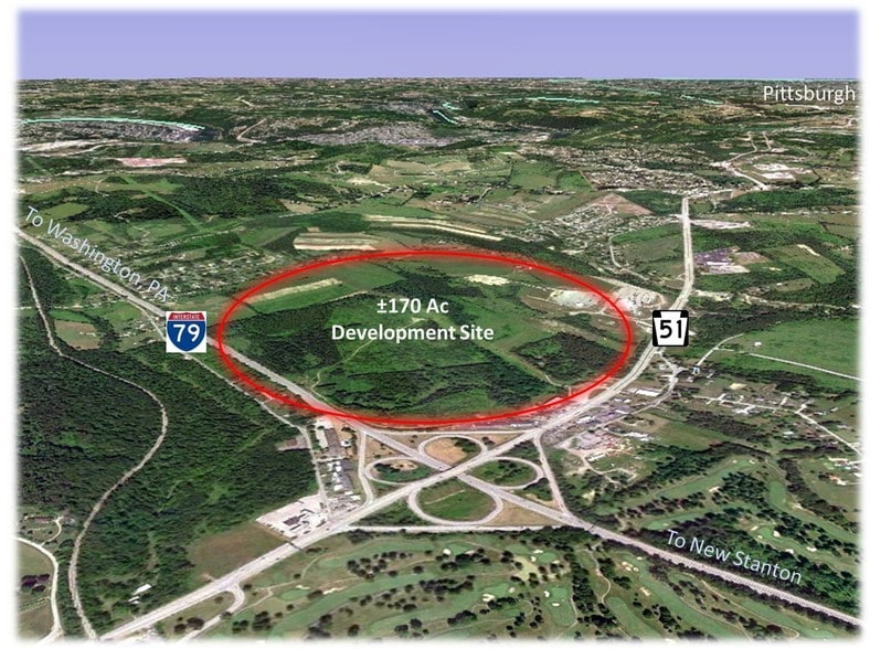 I-70 & Route 51 S, Belle Vernon, PA à vendre - Photo du bâtiment - Image 1 de 1