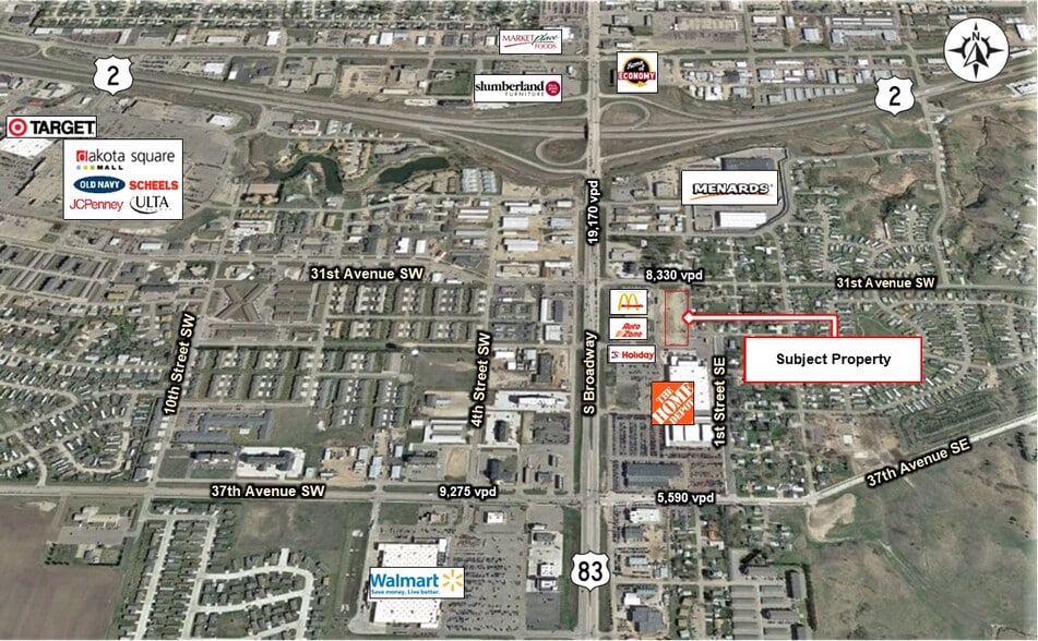 31st Ave SE, Minot, ND for sale - Building Photo - Image 2 of 8