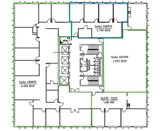 2601 NW Expressway, Oklahoma City, OK à louer Plan d’étage- Image 1 de 1