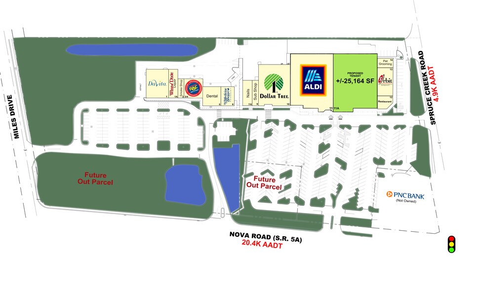 3997-4031 S Nova Rd, Port Orange, FL à louer - Photo du bâtiment - Image 2 de 13