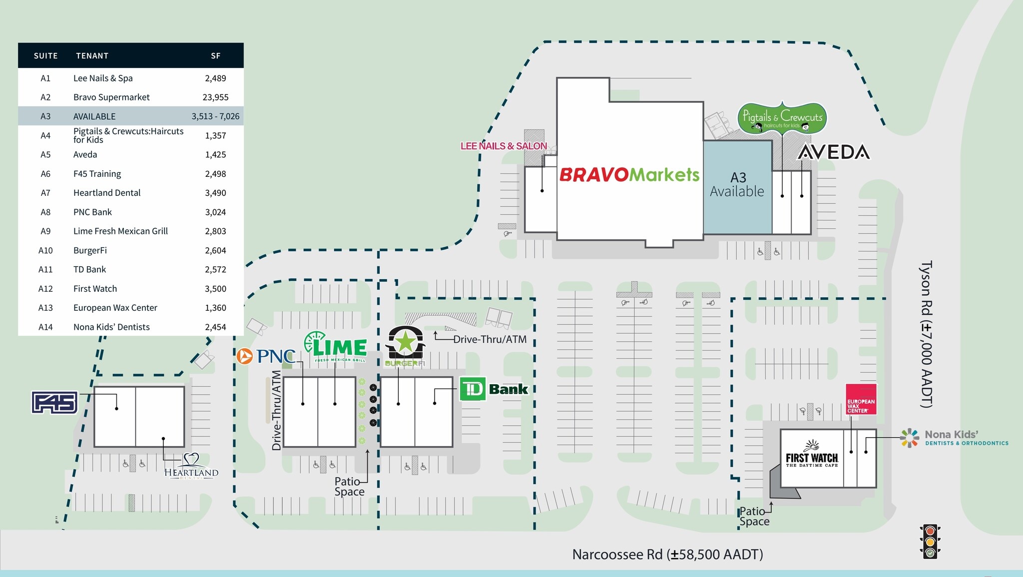 Narcoossee & Tyson Rd, Orlando, FL à louer Plan de site- Image 1 de 1
