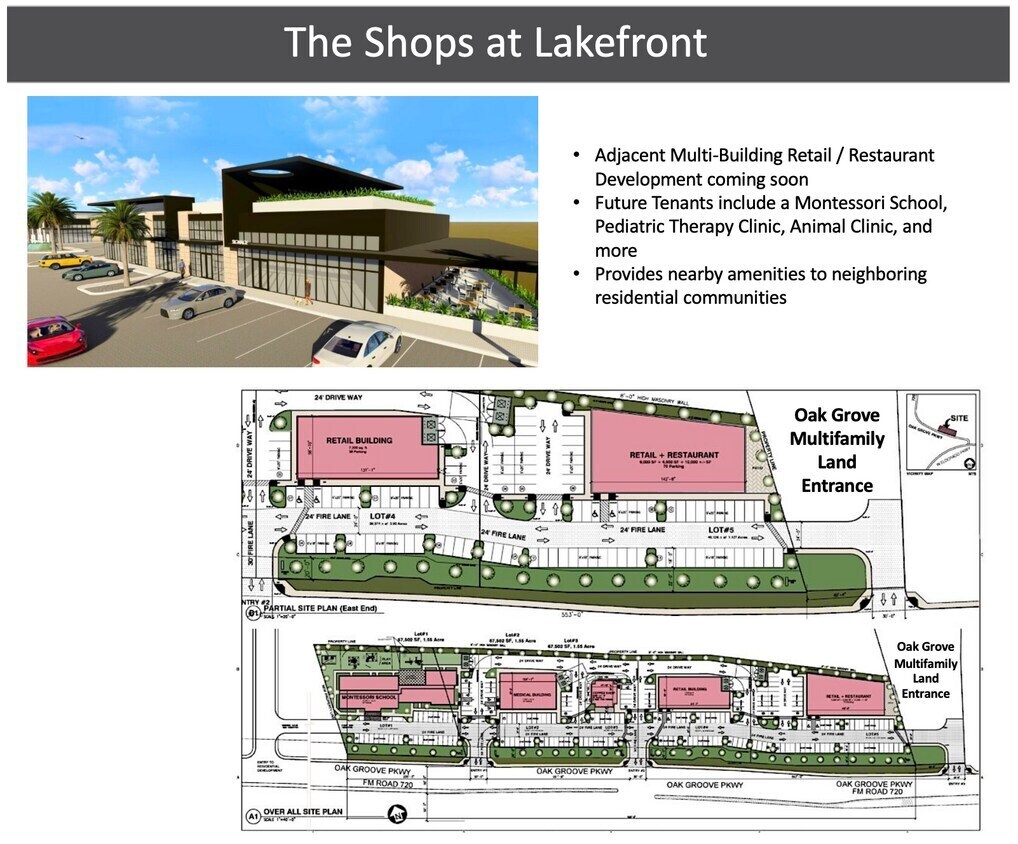 2009 Oak Grove Pkwy (2009 FM 720) w, Little Elm, TX à vendre Photo principale- Image 1 de 5