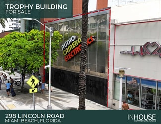 Plus de détails pour 298 Lincoln Rd, Miami Beach, FL - Commerce de détail à vendre