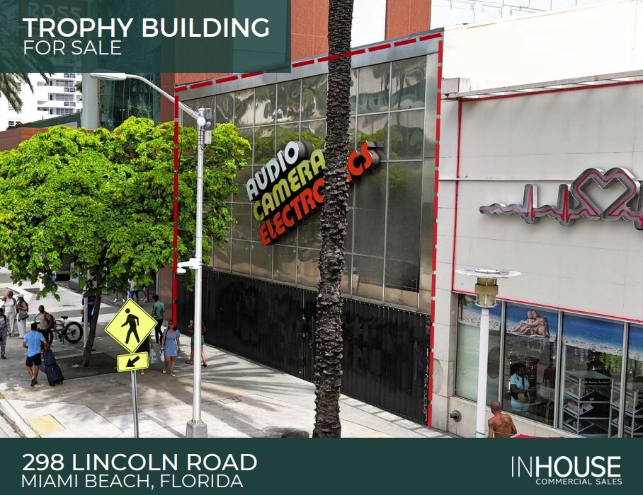 298 Lincoln Rd, Miami Beach, FL à vendre Photo du bâtiment- Image 1 de 7