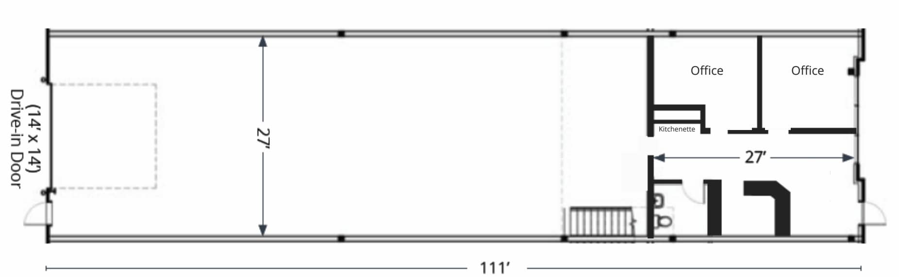 4800 104th Ave SE, Calgary, AB à louer Plan d’étage- Image 1 de 6