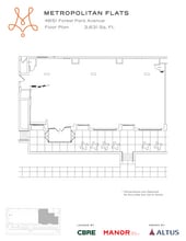 4535 Forest Park Ave, Saint Louis, MO à louer Plan d’étage- Image 1 de 2