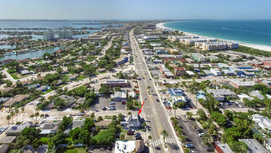 7001 Gulf Blvd, St Pete Beach, FL - aerial  map view