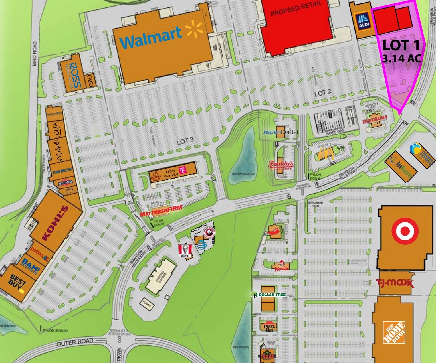 Branson Hills Pky, Branson, MO à vendre Plan de site- Image 1 de 4