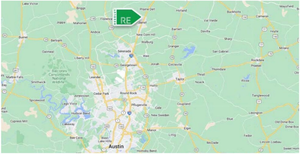 SWC I-35 & CR 305, Jarrell, TX à vendre - Photo du bâtiment - Image 2 de 12