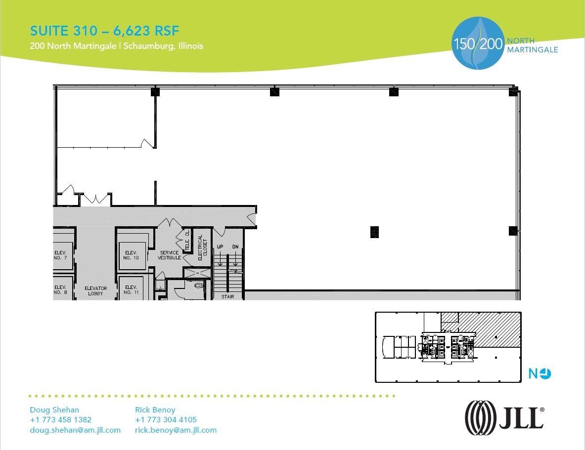 150 N Martingale Rd, Schaumburg, IL à louer Plan d  tage- Image 1 de 1