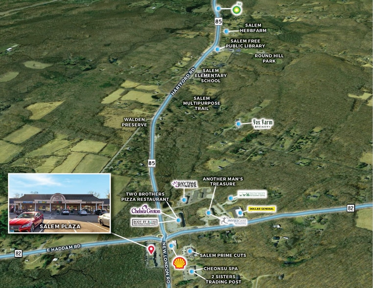 1 New London Rd, Salem, CT for lease - Aerial - Image 2 of 5