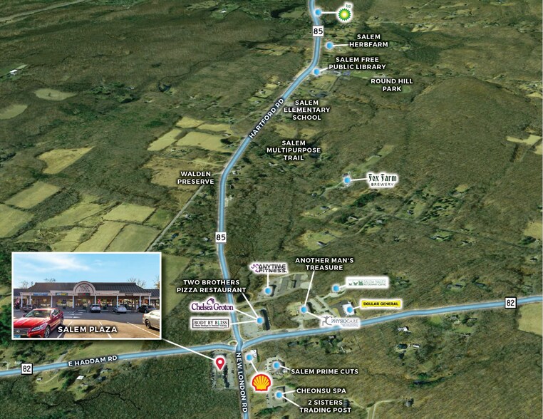 1 New London Rd, Salem, CT à louer - Aérien - Image 2 de 5