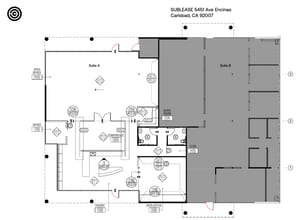 5451 Avenida Encinas, Carlsbad, CA for lease Floor Plan- Image 1 of 9