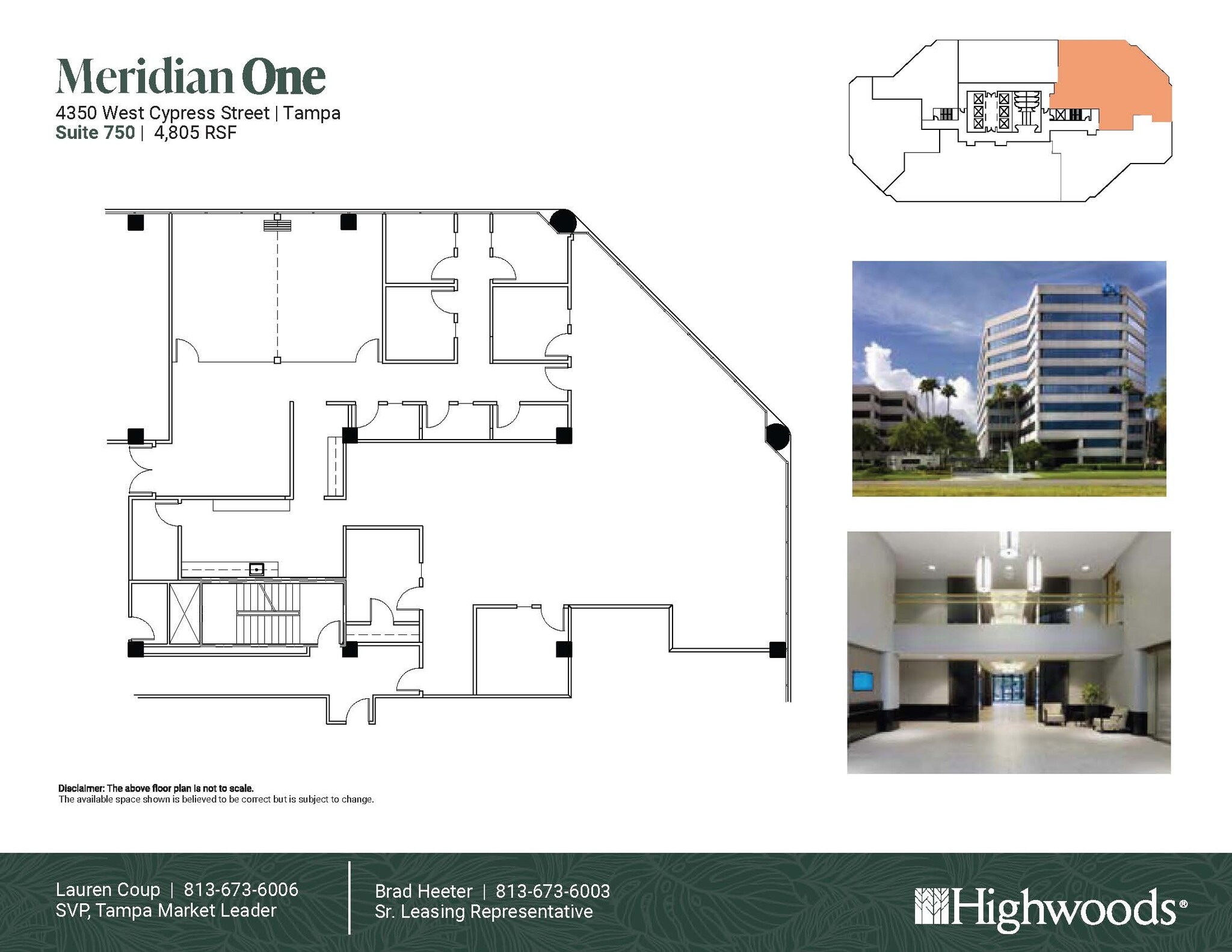 4350 W Cypress St, Tampa, FL for lease Floor Plan- Image 1 of 1