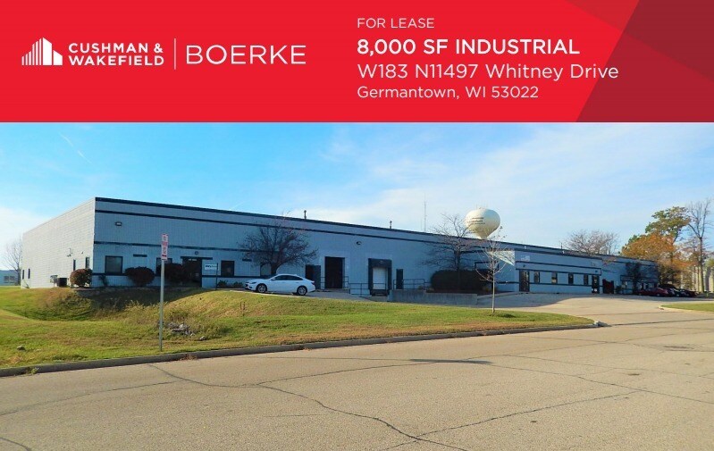 W185N11497-W185N11537 Whitney Dr, Germantown, WI for lease Building Photo- Image 1 of 3