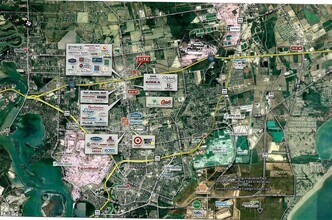 NEQ I-10 & Garth Rd, Baytown, TX - AÉRIEN Vue de la carte