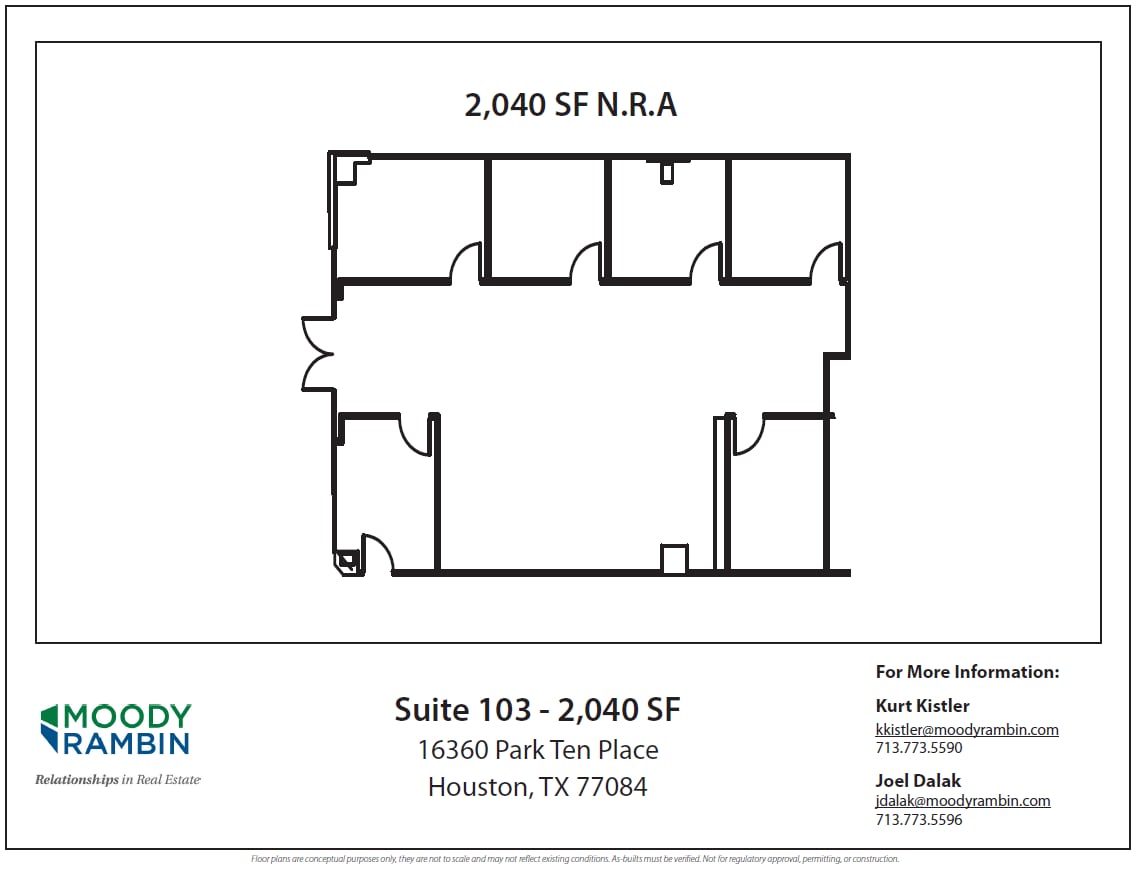 16360 Park Ten Place Dr, Houston, TX for lease Floor Plan- Image 1 of 1