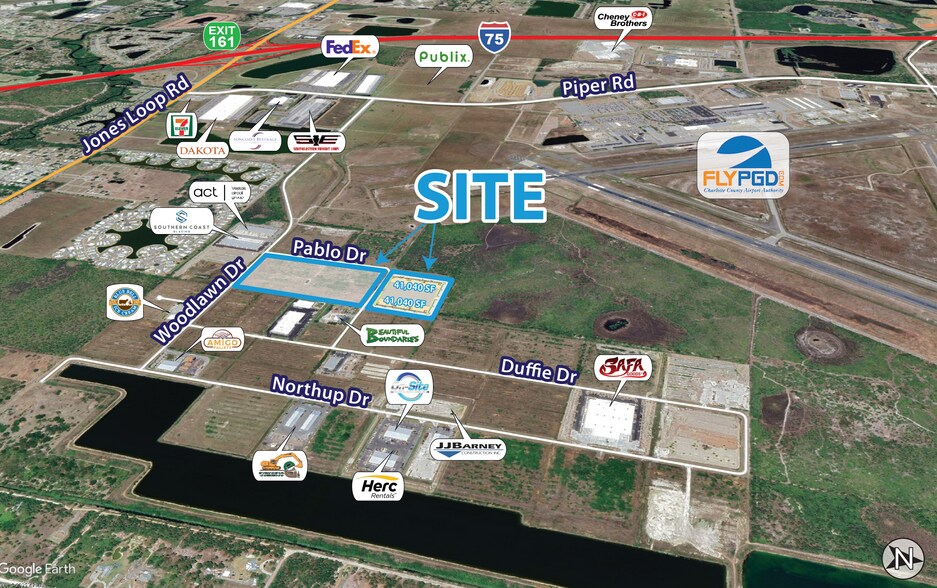 8307 Holmes Blvd, Punta Gorda, FL à louer - Aérien - Image 3 de 3