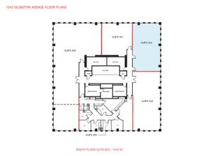 1243 Islington Ave, Toronto, ON for lease Floor Plan- Image 1 of 1