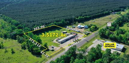 17186 Highway 321, Dayton, TX - Aerial  map view