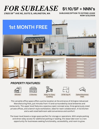 More details for 17825 59th Ave NE, Arlington, WA - Industrial for Lease