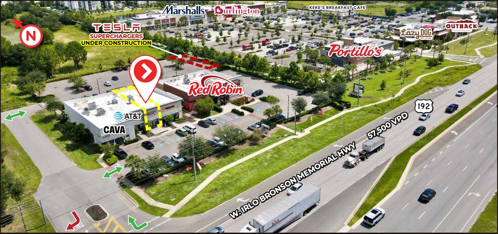 8085 W Irlo Bronson Memorial Hwy, Kissimmee, FL à louer - Aérien - Image 2 de 6