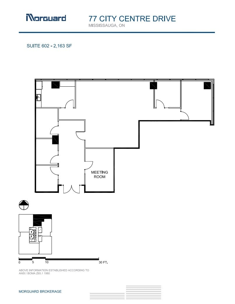 77 City Centre Dr, Mississauga, ON for lease Floor Plan- Image 1 of 1