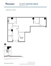 77 City Centre Dr, Mississauga, ON for lease Floor Plan- Image 1 of 1