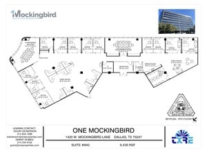 1420 W Mockingbird Ln, Dallas, TX for lease Floor Plan- Image 1 of 2