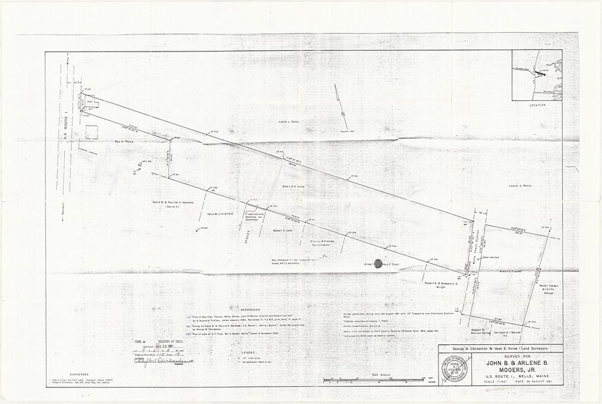 1223-1229 Post Rd, Wells, ME à vendre - Plan de site - Image 2 de 2