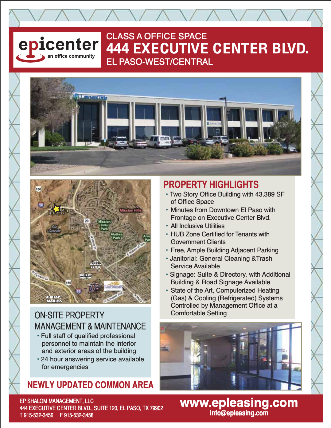 444 Executive Center Blvd, El Paso, TX à louer A rien- Image 1 de 7