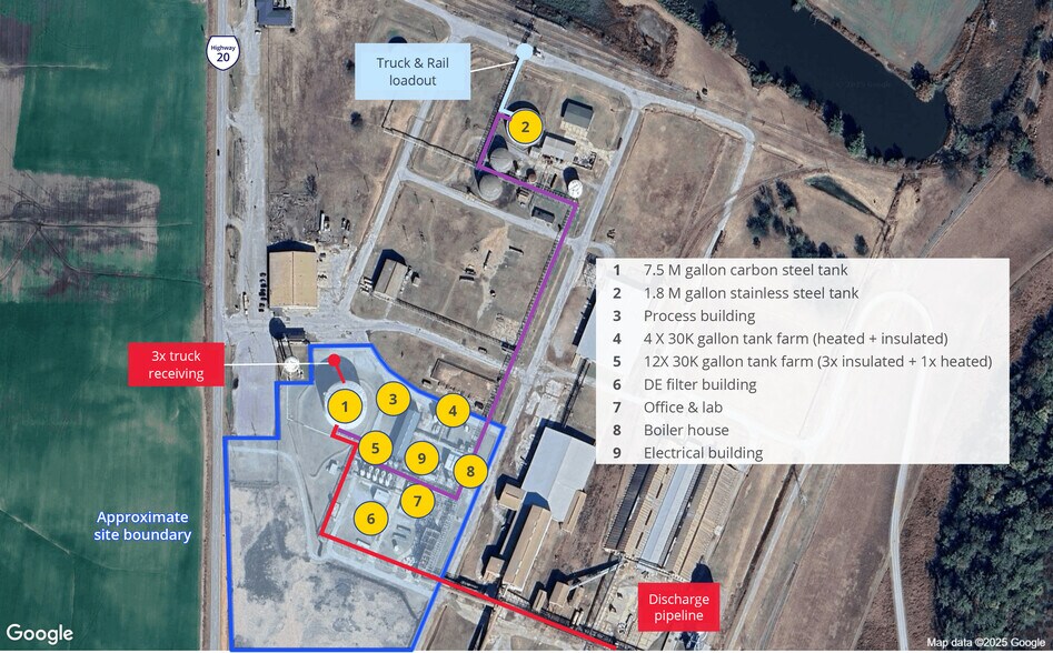 1463 Highway 20, Helena, AR à vendre - Plan de site - Image 1 de 4