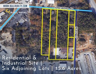 Plus de détails pour Six Adjoining Sites on Jonesboro & Heath St rd, Fairburn, GA - Terrain à vendre