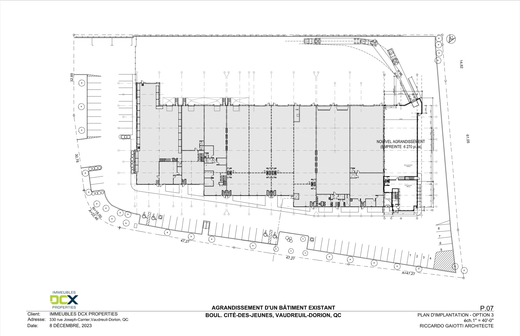 3665-3701 Boul De La Cite-Des-Jeunes, Vaudreuil-dorion, QC for lease Site Plan- Image 1 of 1