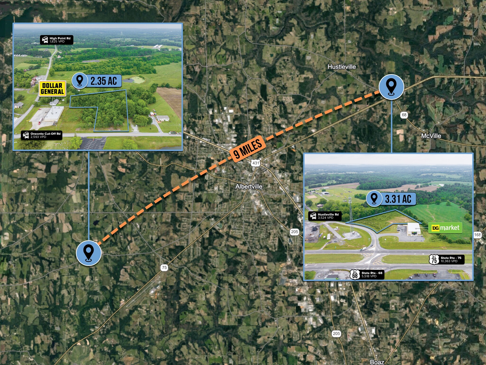 adj. to 420 Highpoint Road Rd, Albertville, AL à vendre Photo du bâtiment- Image 1 de 10