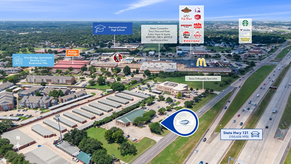 2419 Highway 121, Bedford, TX à vendre - Photo du bâtiment - Image 3 de 5