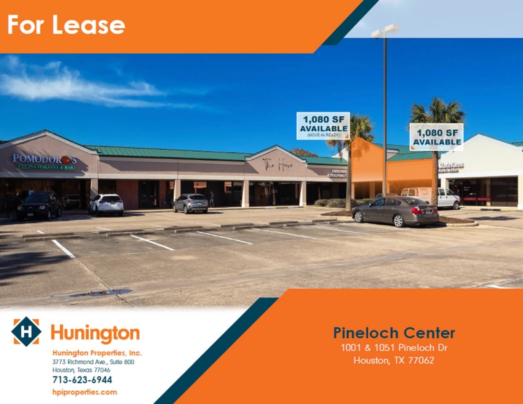 1001 Pineloch Dr, Houston, TX for lease - Building Photo - Image 1 of 1