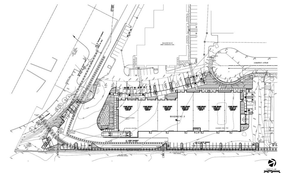 2042 Commerce Ave, Concord, CA for lease - Site Plan - Image 2 of 2