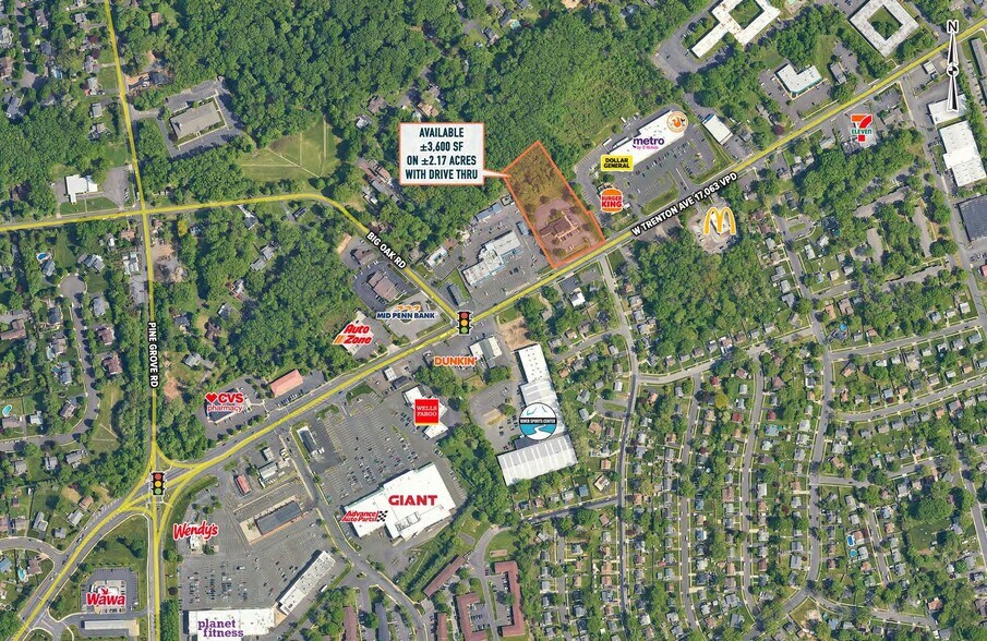 346 W Trenton Ave, Morrisville, PA à louer - Aérien - Image 2 de 9