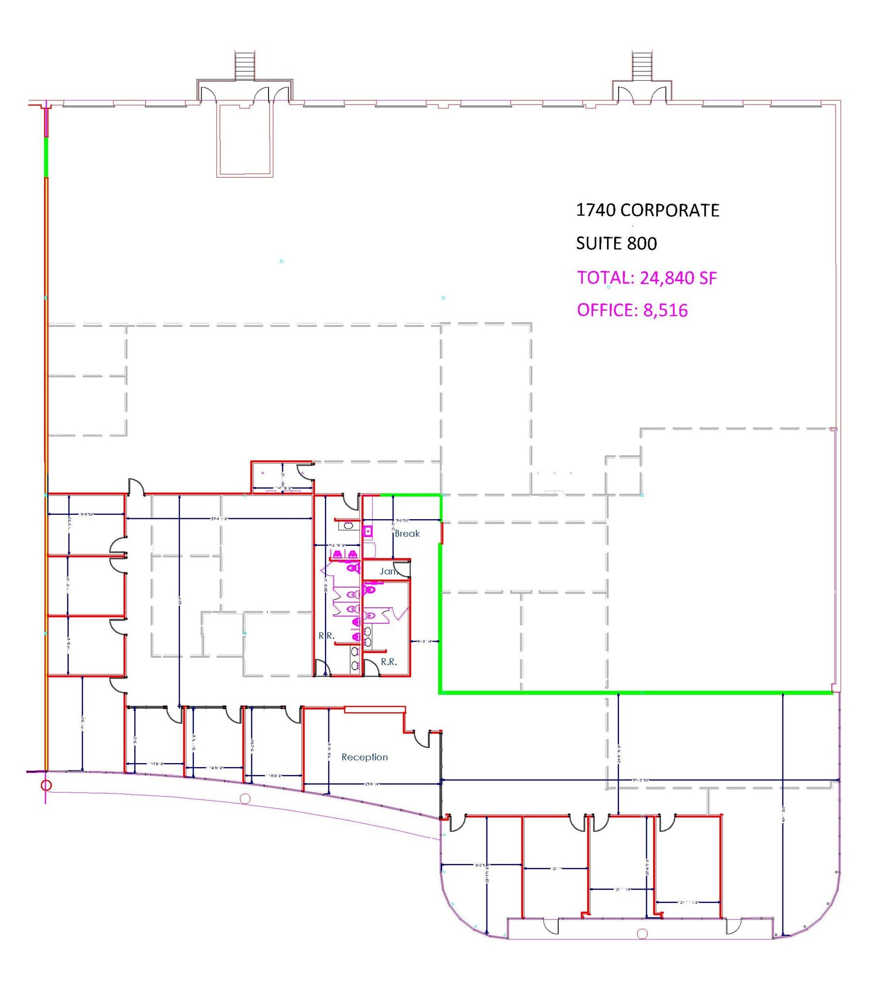 1725 Corporate Dr, Norcross, GA for lease Floor Plan- Image 1 of 1