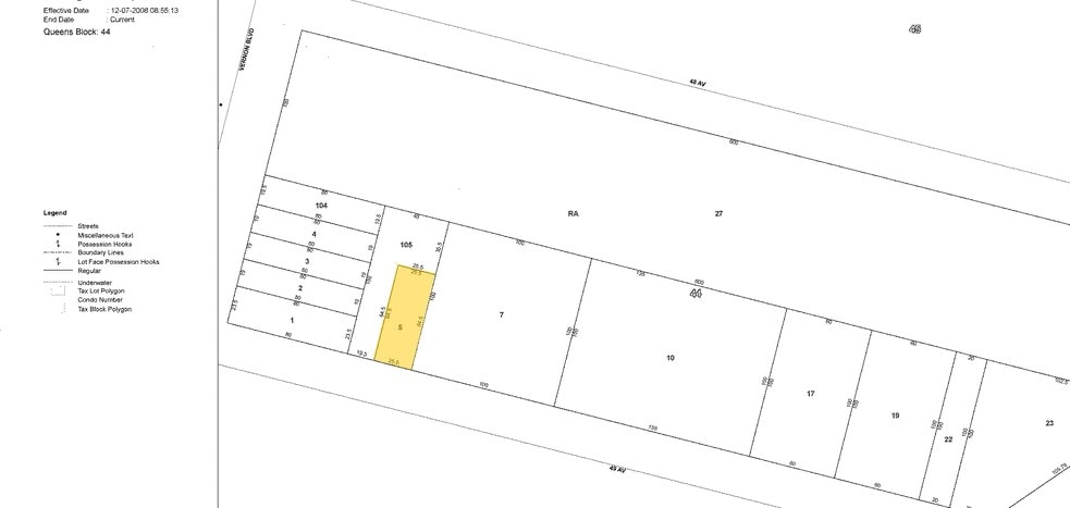 10-11 49th Ave, Long Island City, NY for sale - Plat Map - Image 1 of 37