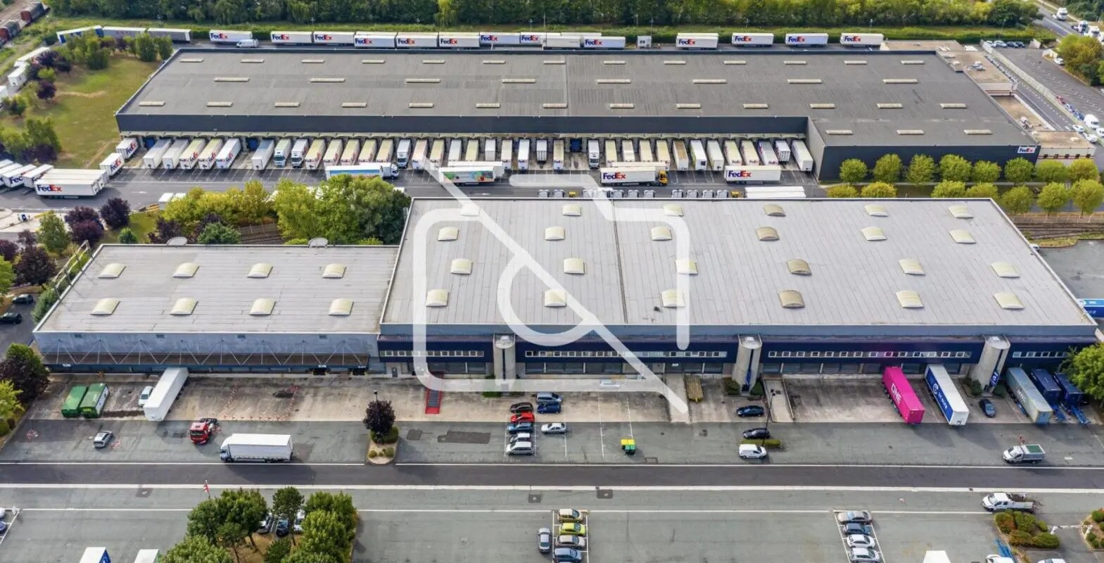 Industrial in Lieusaint for lease Aerial- Image 1 of 4